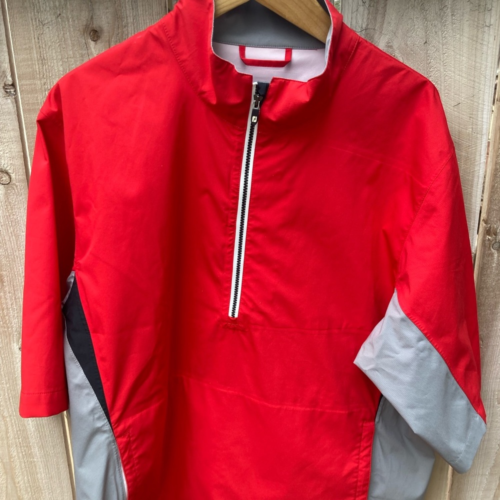 FootJoy Men's HydroLite Short Sleeve Rain Jacket